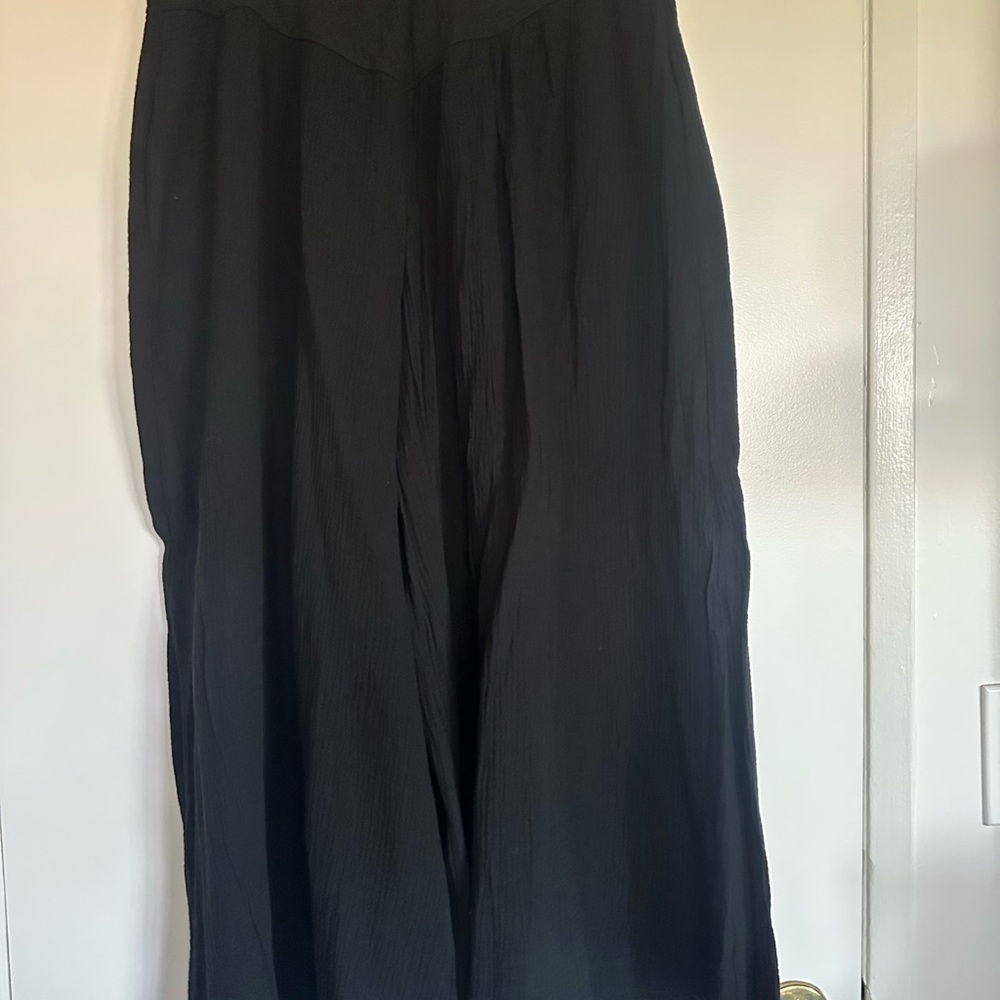 Ces Femme Black Wide Leg Pants